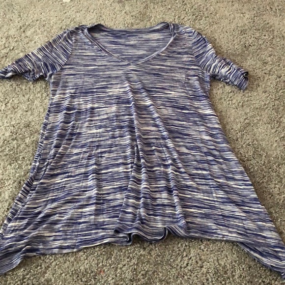 Motherhood Maternity Tops - Shark bite maternity tunic